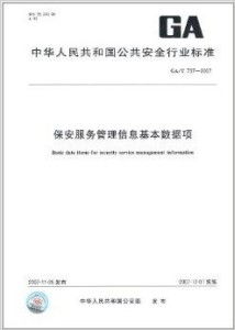 保安服務管理信息基本數據項 構建高效信息管理服務的基石